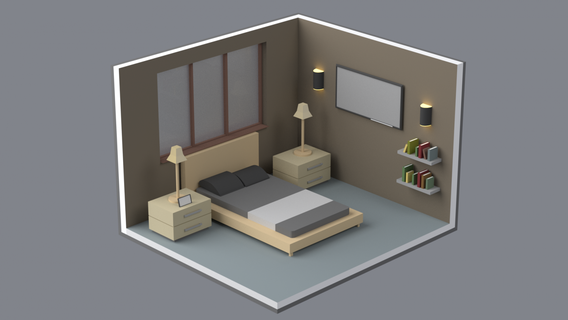 habitación hogar casa decoración 3d print model - Mito3D