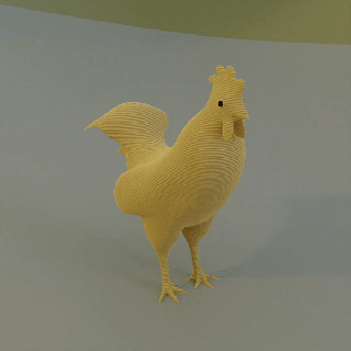 rooster Others 3d print model - Mito3D