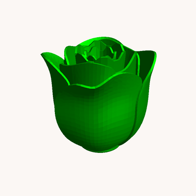 rose 3d models download creality cloud flowers 3d print model - Mito3D