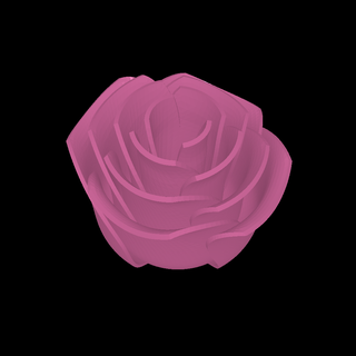 rosa haste natureza plantas 3d print model - Mito3D