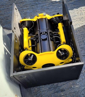 rov submarino zumbido lanzacohetes embarcación 3d print model - Mito3D