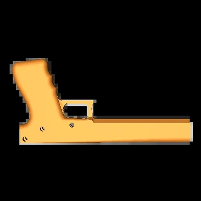 rubber band gun 3d models download creality cloud 3d print model - Mito3D