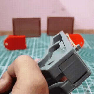 banda elástica pistola 3d modelos descargar crealidad nube juguete armas 3d print model - Mito3D