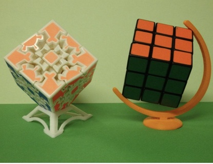 rubik's cube stand Home Decor 3d print model - Mito3D