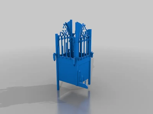 ruin gothic tower 3d models download creality cloud 3d print model - Mito3D