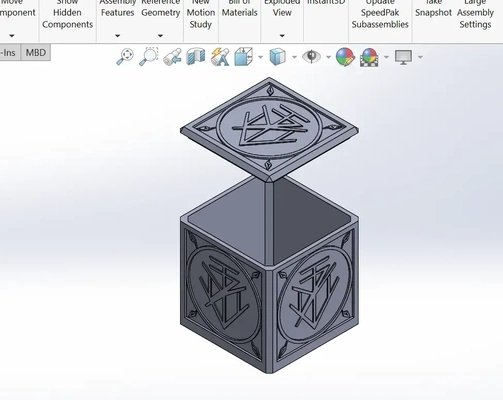 runico conservazione scatola 3d modelli scarica creality nube 3d print model - Mito3D