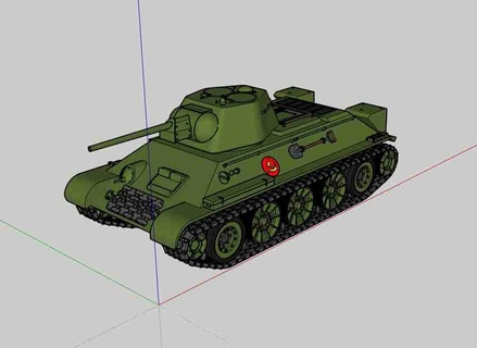 Rusça tank dschersinski t34 76 3d modeller indir Creality bulut zırhlı arabalar tanklar 3d print model - Mito3D