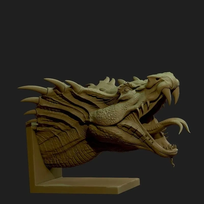 saquê dragão fracasso 3d modelos baixar crialidade nuvem reptiliano 3d print model - Mito3D