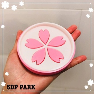 Sakura sabun Kutu bardak altlığı ev dekor 3d print model - Mito3D