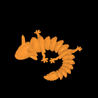 salamandre animaux 3d print model - Mito3D