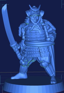 samuray karakterler 3d print model - Mito3D