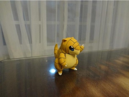sandshrew pokemon karakterler 3d print model - Mito3D