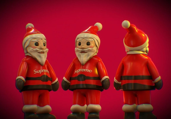 santa claus 2023 style 3d models download creality cloud 3d print model - Mito3D