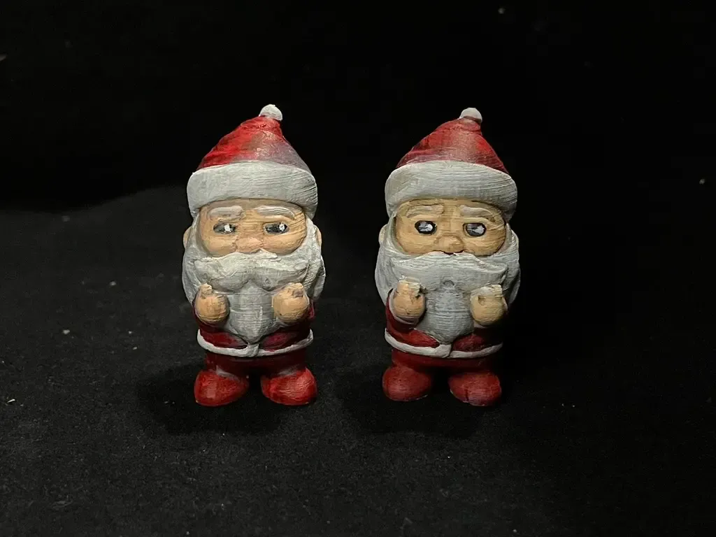 papa noel claus ho 3d modelos descargar crealidad nube 3D print model - Mito3D