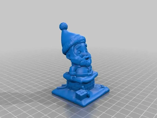 noel baba madde hapsolmuş 3d modeller indir creality bulut 3d print model - Mito3D