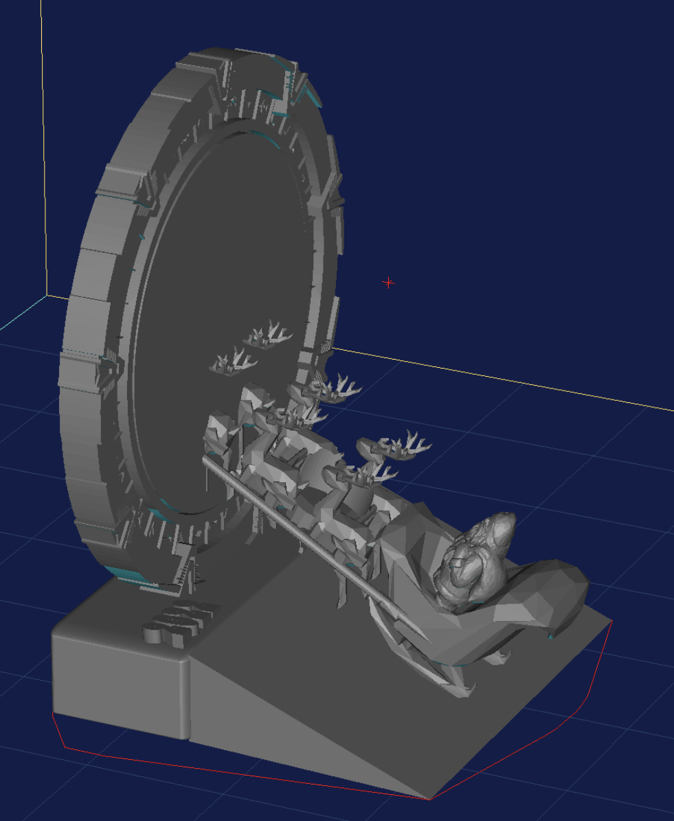 santa stargate domestico 3D print model - Mito3D