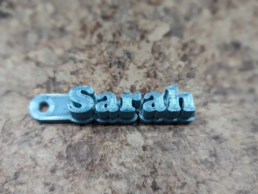 sarah portachiavi 3d modelli scarica creality nube 3d print model - Mito3D