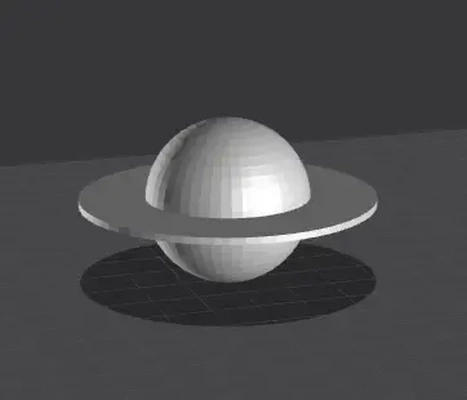 saturn simple model 3d models download creality cloud 3d print model - Mito3D