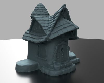 scan house modeled clay Others 3d print model - Mito3D