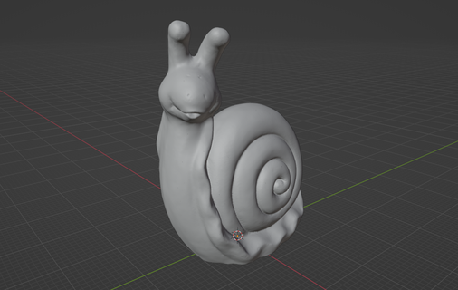 scan large garden snail statue Reptilian 3d print model - Mito3D