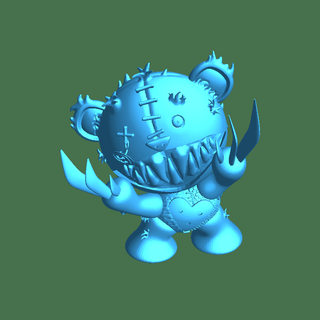 scary bear 3d models download creality cloud Fictional Characters 3d print model - Mito3D