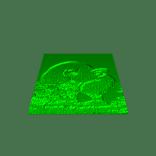 focinho litofano 3d print model - Mito3D