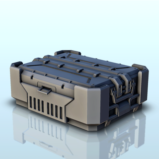 sci-fi closed crate 1 - science fiction future 40k 3d models download creality cloud Others 3d print model - Mito3D