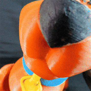Scooby doo flexyble Fan Art Zeichen 3d print model - Mito3D