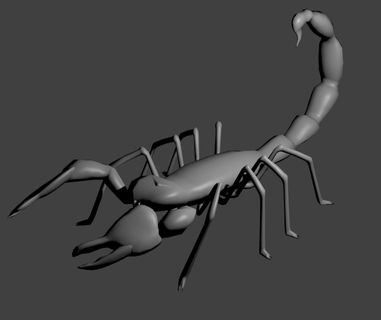 scorpion Animals 3d print model - Mito3D