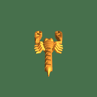 Scorpionz curto reptiliano 3d print model - Mito3D
