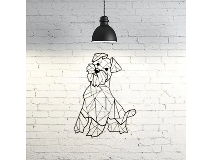 scottie dog wall sculpture 2d Animals 3d print model - Mito3D