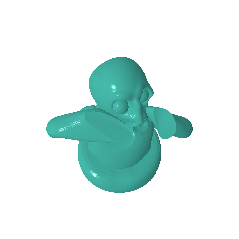 hurlant personnages 3D print model - Mito3D