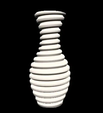 screw thread vase 3d models download creality cloud home decor 3d print model - Mito3D