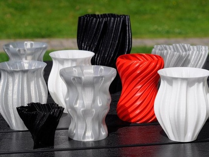 geschrieben Vasen Skulpturen kulturell Relikte 3d print model - Mito3D