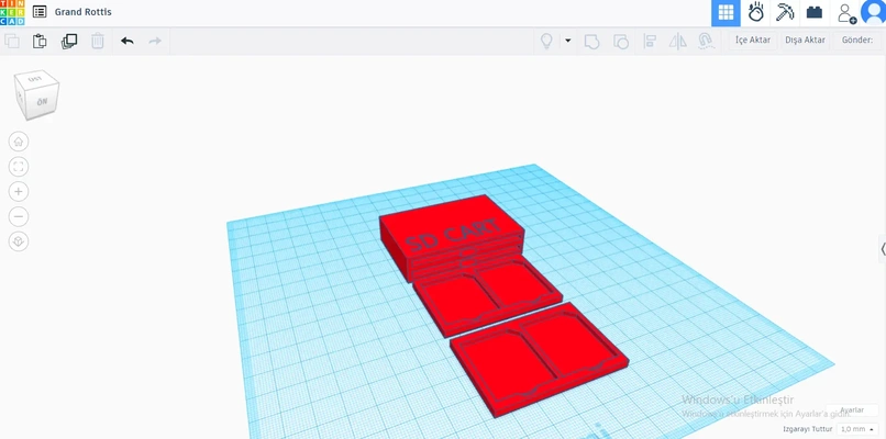 sd tarjeta caja 3d modelos descargar crealidad nube 3d print model - Mito3D