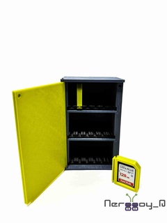 sd card holder - mini organizer cabinet 3d models download creality cloud Workshop & Tools 3d print model - Mito3D