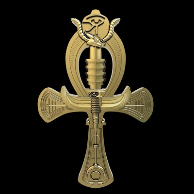 secreto of ankh 3d modelos descargar crealidad nube 3d print model - Mito3D