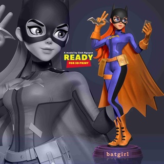 Selfie Batgirl 3d Modelle download Realität Wolke fiktiv Zeichen 3d print model - Mito3D