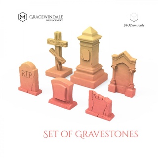 set gravestones Others 3d print model - Mito3D
