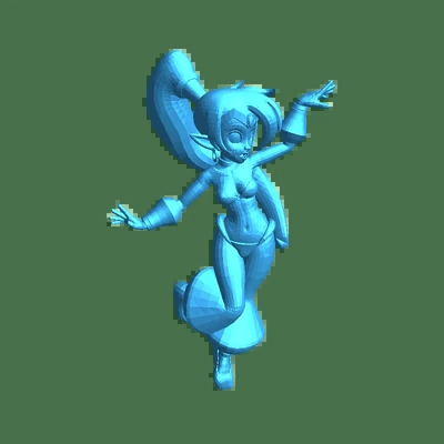 shantae 3d modelle download realität wolke 3d print model - Mito3D