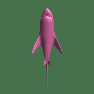 Tubarão peixes 3d print model - Mito3D