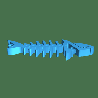 Köpekbalığı anahtarlık balıklar 3d print model - Mito3D