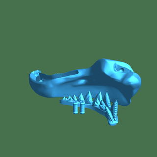 shark skull 3d models download creality cloud Dinosaur 3d print model - Mito3D