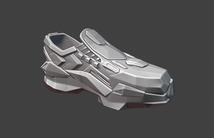 tagliente sneaker scarpa sport attrezzature 3d print model - Mito3D
