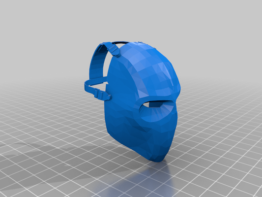 zerschlagen maske 3d modelle download realität wolke 3d print model - Mito3D