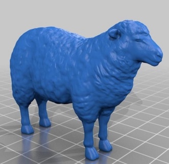 oveja animales 3d print model - Mito3D