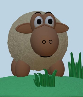 sheep Animals 3d print model - Mito3D