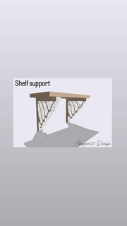 shelf support 33 Home Decor 3d print model - Mito3D