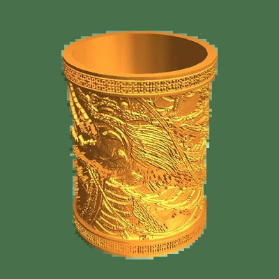 shenron stift halter unterstützung 3d modelle download realität wolke 3d print model - Mito3D