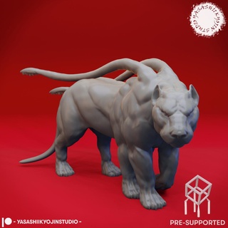 shift beast - tabletop miniature pre-supported Characters 3d print model - Mito3D